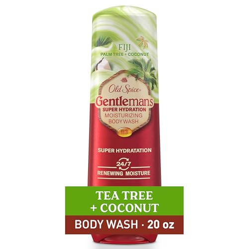 Old Spice Body Wash GentleMan’s Super Hydration for Men, 24/7 Renewing Moisture, Gentle on Skin with Skin Conditioners, Fiji with Palm Tree + Coconut Beauty & Personal Care Old Spice
