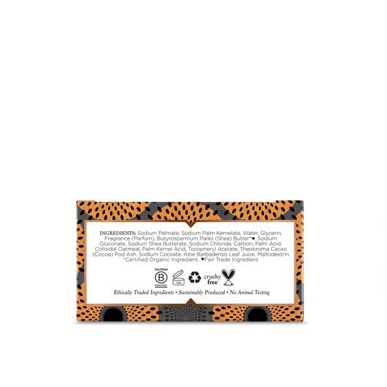 Nubian Heritage African Black Bar Soap with Oats and Aloe Vera,5 Ounce Beauty & Personal Care Nubian Heritage