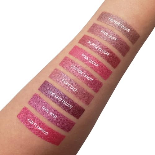 Aromi Berry Fuchsia Metallic Liquid Lipstick | Magenta Pink Lip Color with Shimmery Finish, Vegan, Cruelty-free, Long-Lasting, Smudge Proof (Opal Beauty & Personal Care Aromi
