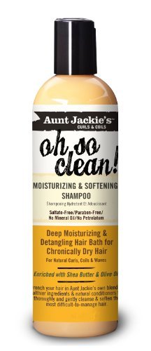 Aunt Jackie's oh so clean! 6oz - Moisturizing & Softening Shampoo Beauty & Personal Care Aunt Jackie's