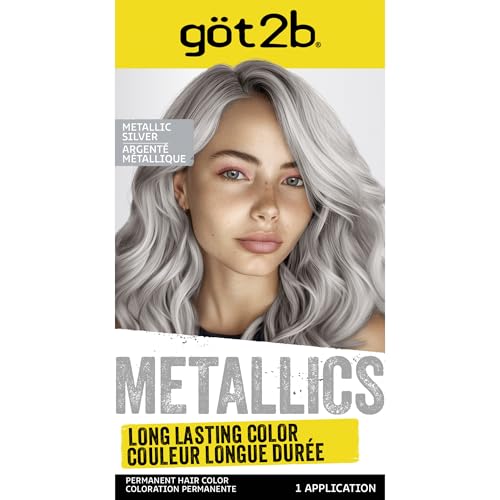 Got2b Metallics Permanent Hair Color, M71 Metallics Silver Beauty & Personal Care Got2B
