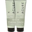 Acure Vivacious Volume Shampoo and Conditioner Set - Thickening & Volumizing Hair Care for Thick, Full Locks, Boost for Thin, Fine Hair, Sulfate Free Beauty & Personal Care Acure