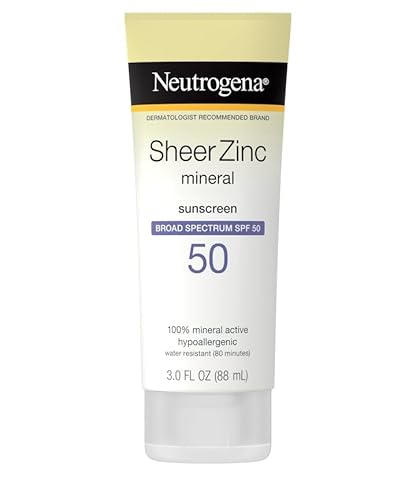 Sheer Zinc Dry-Touch Sunscreen Broad Spectrum SPF 50 Beauty & Personal Care Neutrogena