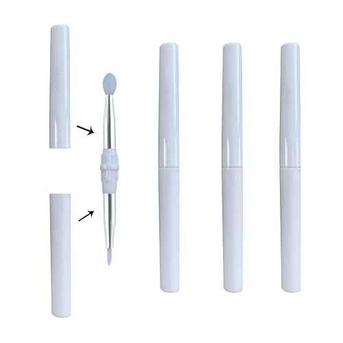 LORMAY 4 Pcs Double Sided Silicone Makeup Brushes for Eyeliner, Eyeshadow, and Lip Mask Beauty & Personal Care LORMAY