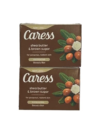 Caress Shea Butter & Brown Sugar Bar Soap, 3.15 OZ, 2 Bars Beauty & Personal Care Caress