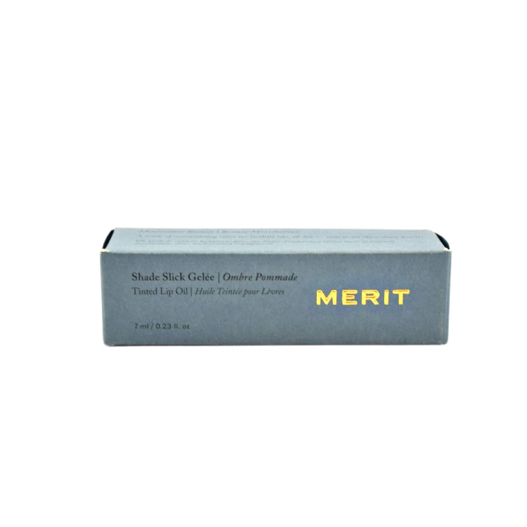 MERIT Shade Slick Gelée Sheer Tinted Lip Oil Jeté Beauty & Personal Care Merit