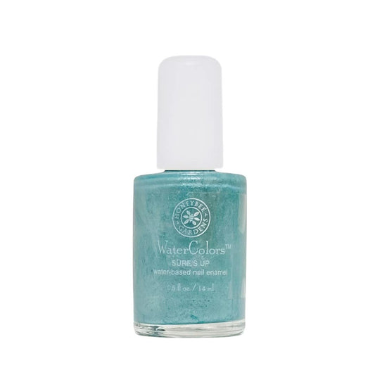 Honeybee Gardens Water-Based Nail Enamel: Eco-Friendly, Odorless & Vibrant - Surfs Up (Soothing Aquamarine), 0.5 fl oz Beauty & Personal Care Honeybee Gardens