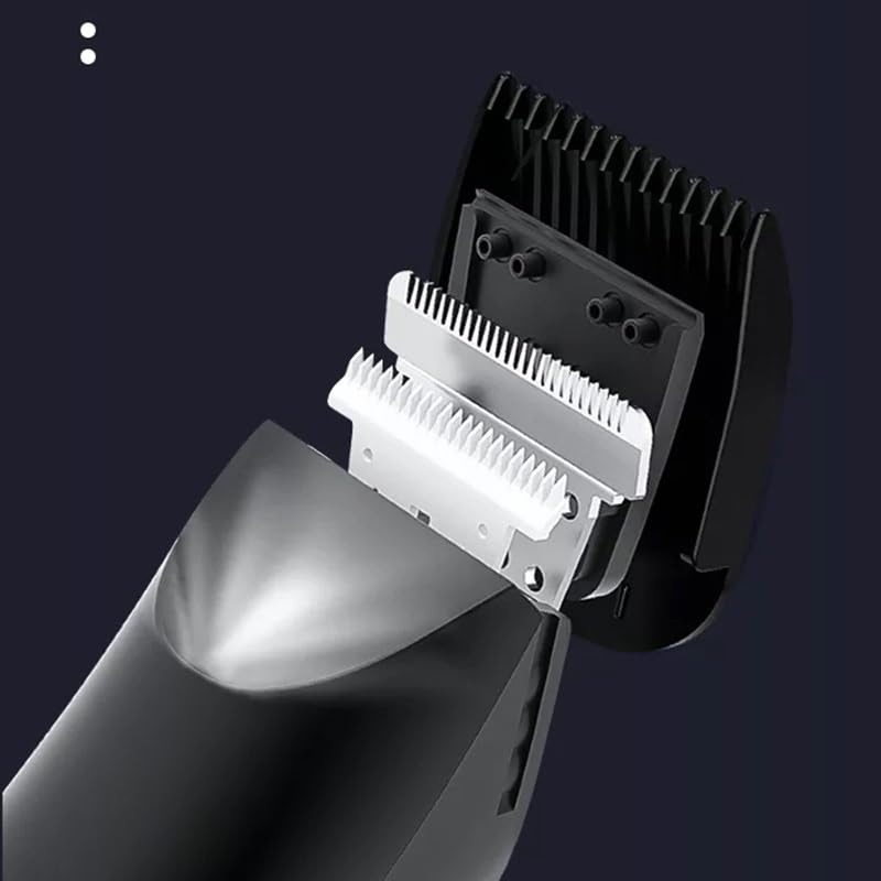 GLESVOWIO Hair Clippers for Men Groin Area Trimmer Lawn Mower Ceramic Blade Waterproof Wet Dry Pubic Armpit Body Razor Beauty and Personal Care GLESVOWIO
