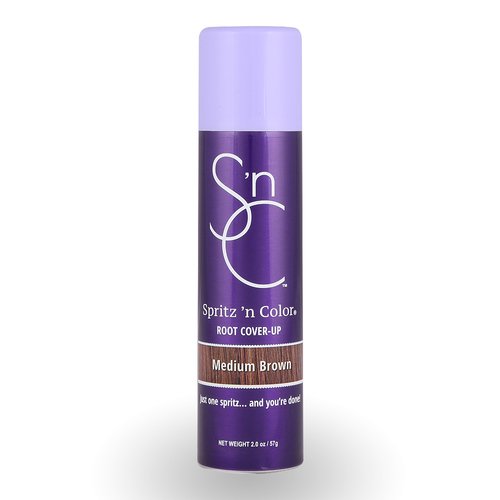 Spritz' n Color Root Cover Up Medium Brown Beauty & Personal Care Spritz' N Color