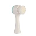 2 in 1 Face Brush - Double Sided Facial Cleansing Brush with Silicone Cleansing Side and Soft Bristles for Washing, Exfoliating and Massaging Your Beauty & Personal Care Semilyn