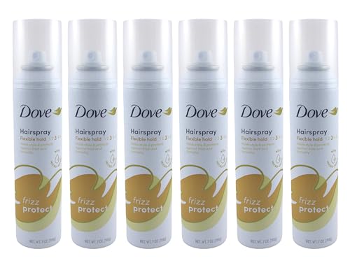 Dove Style + Care Flexible Hold Hairspray, Strong Hold 7 oz (Pack of 6) Beauty & Personal Care Dove