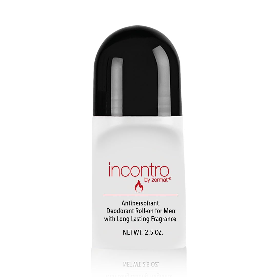 Zermat Incontro, Roll-On Deodorant, 24 h Antiperspirant, 2.5 Oz. Beauty and Personal Care Zermat