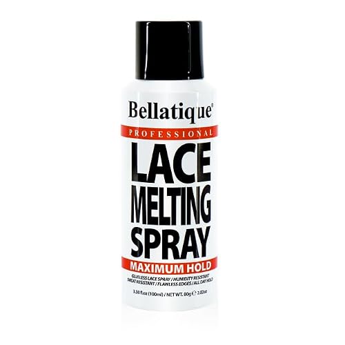 BELLATIQUE Lace Melting Spray (8.45 oz) - Maximum Hold. Flawless Edges, Quick & Easy, Fast Drying, Humidity Resistant, Sweat Resistant, All Day Hold Beauty & Personal Care BELLATIQUE