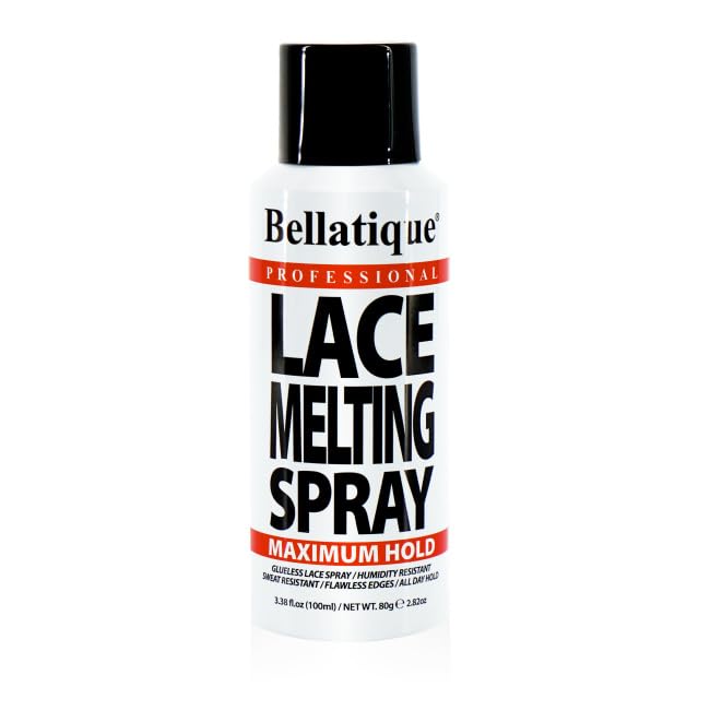 BELLATIQUE Lace Melting Spray (8.45 oz) - Maximum Hold. Flawless Edges, Quick & Easy, Fast Drying, Humidity Resistant, Sweat Resistant, All Day Hold Beauty & Personal Care BELLATIQUE