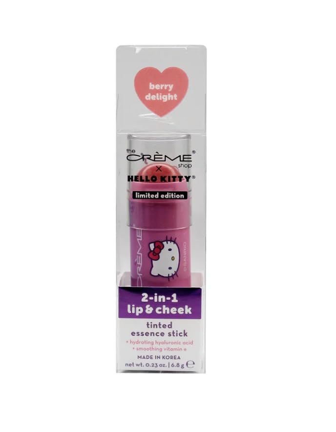 The Crème Shop X HELLO KITTY(PURPLE) 2-IN-1 LIP AND CHEEK TINTED STICK - BERRY DELIGHT Beauty & Personal Care The Crème Shop