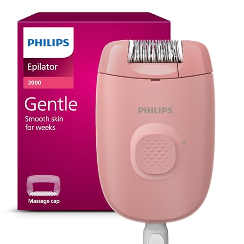 Philips Epilator Series 2000, Corded Epilator for Legs and Body, Hair Removal Device for Women, Model BRE227/00 Beauty and Personal Care PHILIPS Default Title