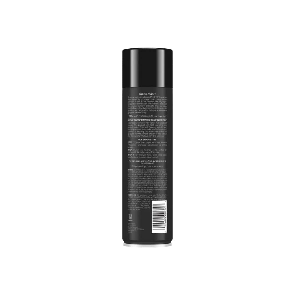 Tresemme Hairspray Extra Hold #4 11 Ounce Unscented (Pack of 3) Beauty & Personal Care TRESemmé