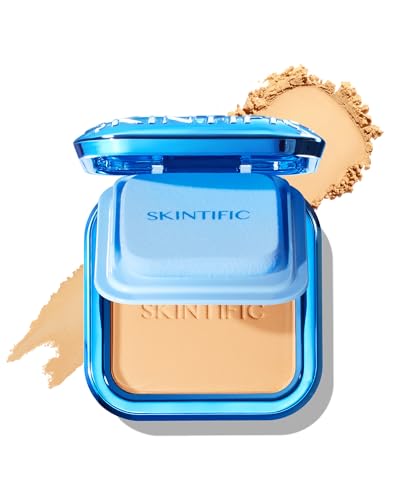 SKINTIFIC Ultra Cover Powder Foundation, Full Coverage Matte Finish, One-Swipe Flawless Pressed Powder with Oil Control, Lightweight & Long-Lasting Beauty and Personal Care SKINTIFIC Default Title