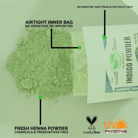 200 Grams INDIGO POWDER For Hair Dye/Color - The Henna Guys Beauty & Personal Care The Henna Guys