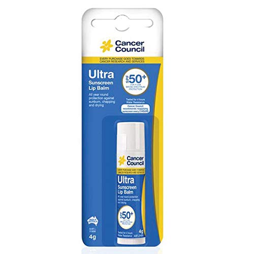 CANCER COUNCIL SPF50+ Ultra Lip Balm 4g Beauty and Personal Care Cancer Council