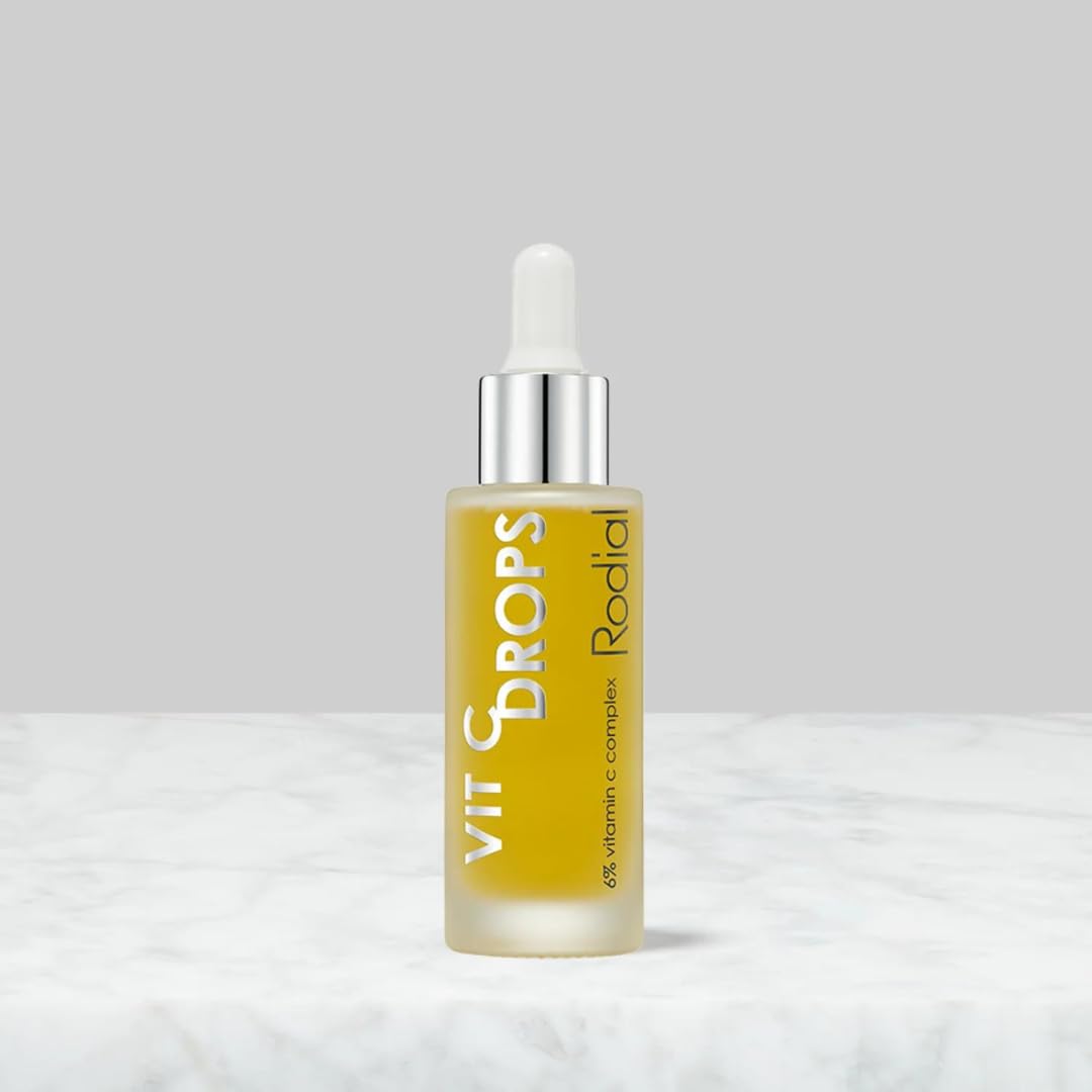Rodial Vitamin C Booster Drops Serum 30ml - Vitamin C Face Serum for Brightening & Radiance, Lightweight Facial Serum to Even Skin Tone & Glow, Skin Beauty & Personal Care Rodial