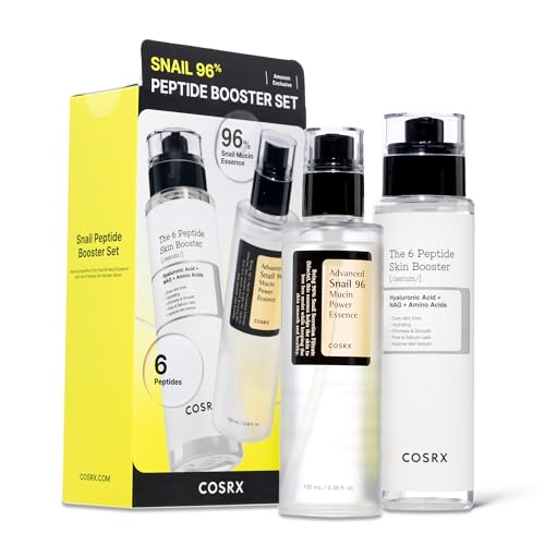 COSRX Snail Mucin 96% Peptide Booster Set - Amazon Exclusive - Korean Skin Care, Gift Sets, Skin Care Sets for Women, Advanced Snail Mucin Serum, Face Beauty and Personal Care COSRX Default Title
