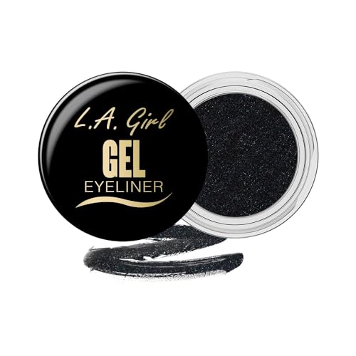 L.A. Girl Gel Eyeliner, Black Cosmic Shimmer GEL732 Beauty & Personal Care L.A. Girl