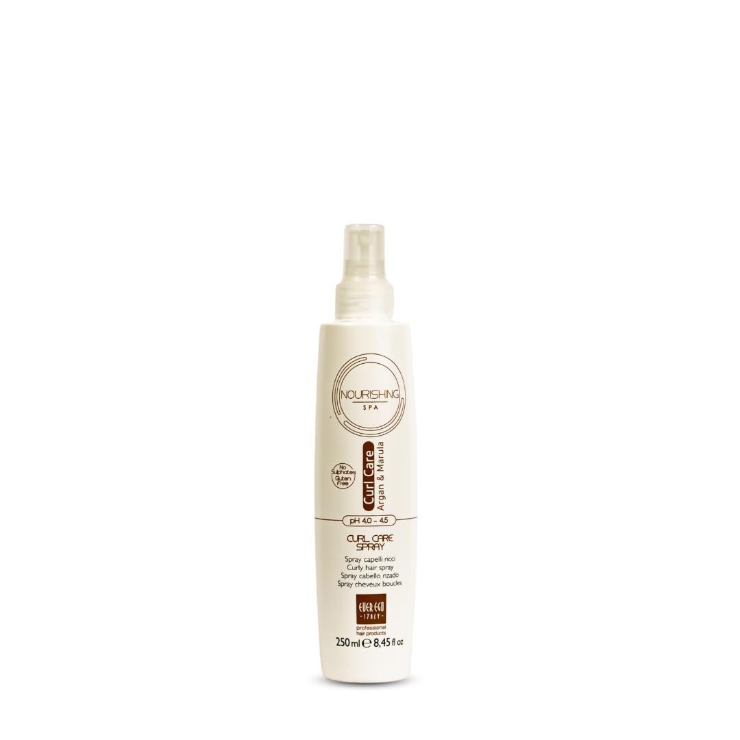 Ever Ego Curl Care Argan & Marula Spray 8.45oz Beauty & Personal Care Ever Ego Italy