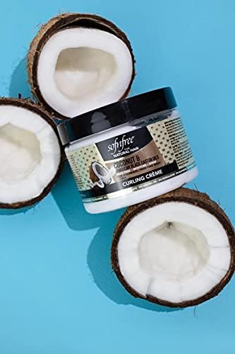 Sofn'free Coconut & Jamaican Black Castor Oil Curling Cream for Curly Hair, Frizz Free Moisture, Shine, and Volume for Textured Coils and Waves - 11 Beauty & Personal Care SOF N' FREE