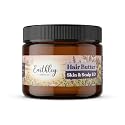 Earthley Wellness Hair Butter, Skin & Scalp, Natural Styling Cream (4oz) for Curly, Dry & Textured Hair, Shea Butter, Avocado Oil, Amla Berry & Green Beauty & Personal Care Earthley Wellness