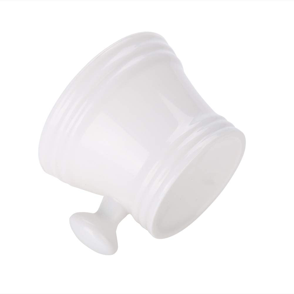 Brrnoo Shaving Bowl, Shaving Soap Bowl For Men Heat Insulation Smooth Shaving Bowl, Mug with Knob Handle, ABS Shaving Soap Bowl Foam Shaving Soap Beauty and Personal Care Brrnoo