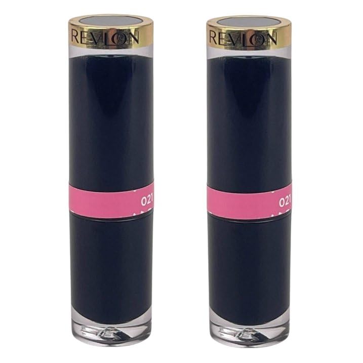 Pack of 2 Revlon Super Lustrous Glass Shine Lipstick, So Sleek Pink 021 Beauty & Personal Care REVLON