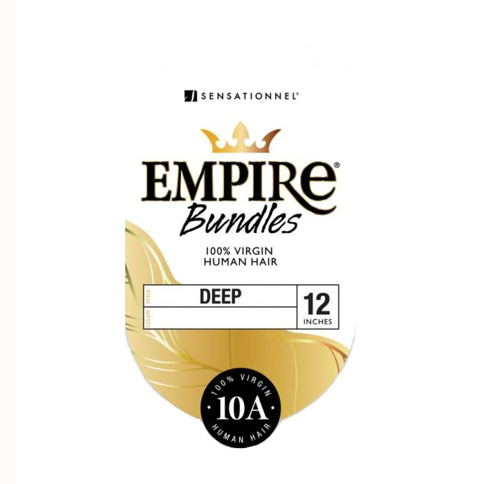 Sensationnel Empire Bundles-Deep,1 pack 14 inch, NATURAL/BLACK