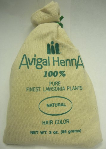 Avigal Henna 100% Pure Finest Lawsonia Plants - Hair Color - Natural 3 0z Beauty & Personal Care Avigal Henna