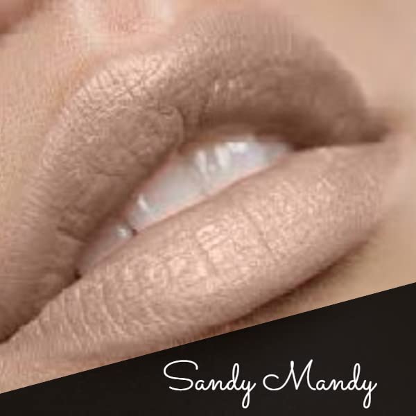 By The Clique Premium Matte Lip Kit | Beige Nude Liquid Lipstick and Liner Set | Sandy Mandy Beauty & Personal Care By The Clique