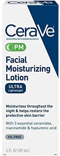 Facial Moisturizing Lotion Pm Cerave- 3 Ounces Each, Pack Of 4 Beauty & Personal Care CeraVe