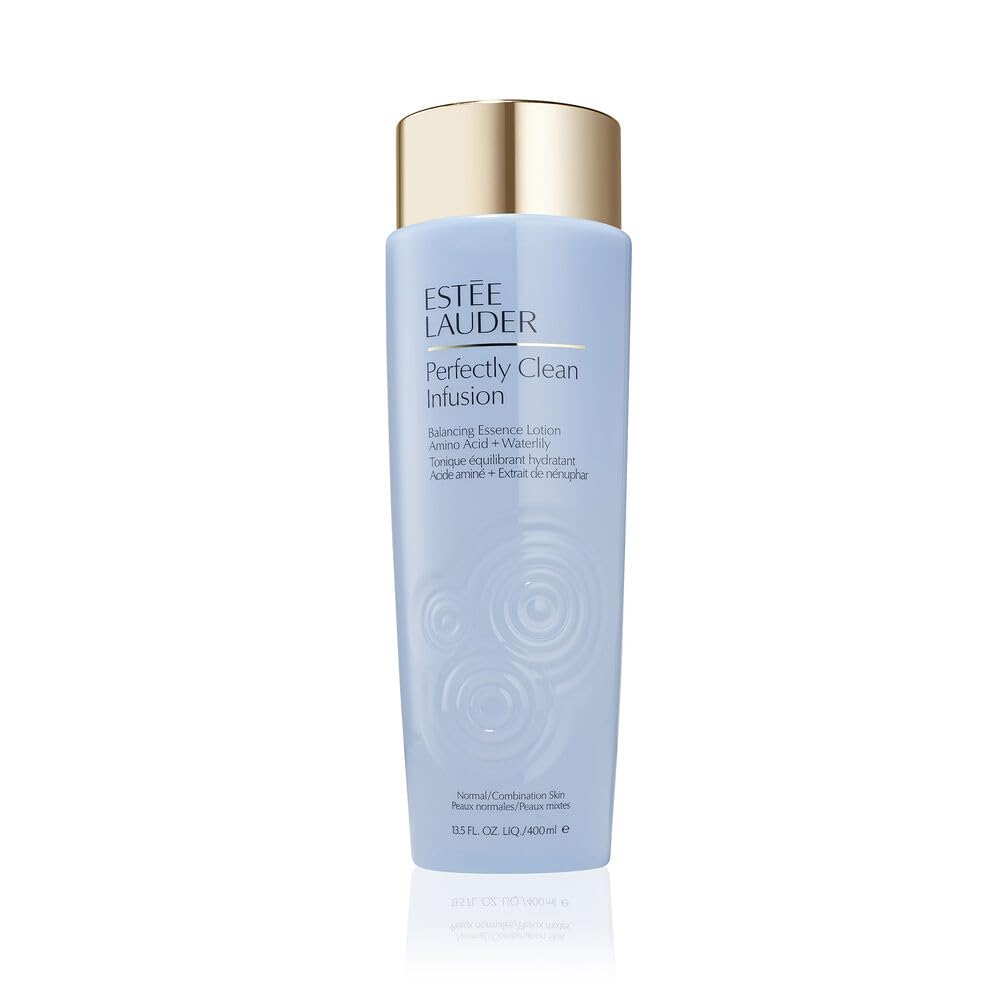 Estée Lauder Perfectly Clean Infusion Balancing Skin Essence Face Lotion Toner with Amino Acid + Waterlily, 13.5 Fl Oz Beauty & Personal Care Estée Lauder