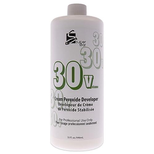 Super Star Superstar Stabilized Cream Peroxide Developer 30v Hc, 32 Oz Beauty & Personal Care SUPER STAR