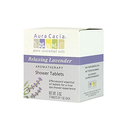 Aura Cacia Aromatherapy Shower Tablets, Relaxing Lavender 3 ea (Pack of 12) Beauty & Personal Care Aura Cacia