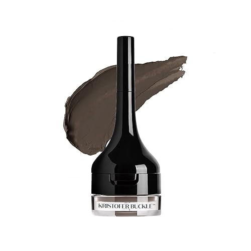 KRISTOFER BUCKLE Brow Champion® Brow Enhancing Pomade and Powder Brunette 0.09 oz. | all-in-one brow enhancing product, Featuring a pomade & two Beauty & Personal Care Kristofer Buckle