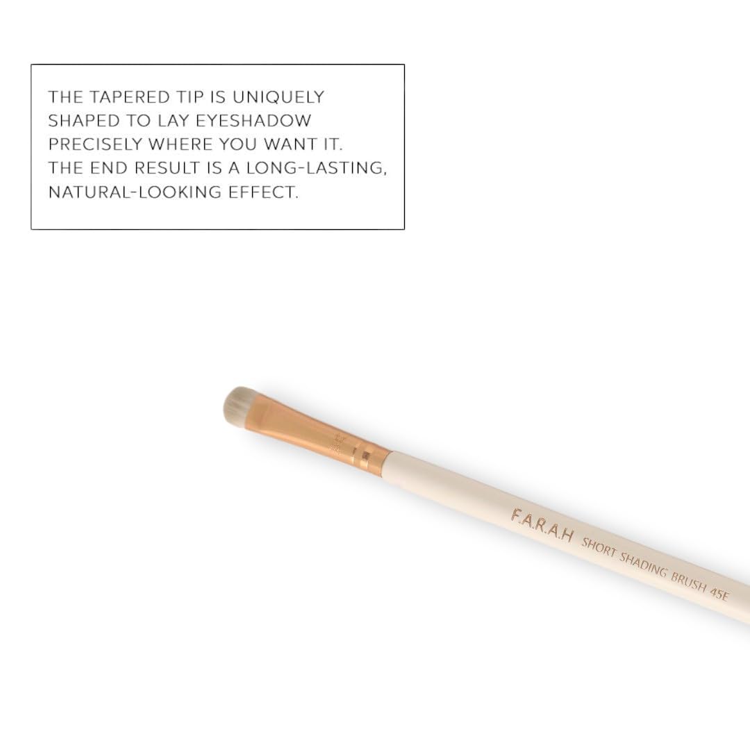 F.A.R.A.H Premium Short Shading Brush 45E (White) Beauty & Personal Care F.A.R.A.H
