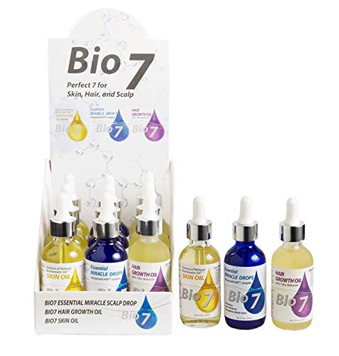 By Natures Bio 7 Hair Growth Oil 2 Oz 2 pack Beauty & Personal Care By Natures