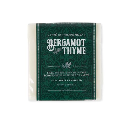 Pre de Provence Bergamot & Thyme Men's Fragrance Collection, Cube Soap, 200 G Beauty & Personal Care Pre de Provence