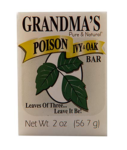 Grandma's Poison Ivy Soap Bar - 2.0 oz Itch Relief Wash with Jewelweed & Colloidal Oatmeal - 67012 Beauty & Personal Care GRANDMA'S PURE & NATURAL