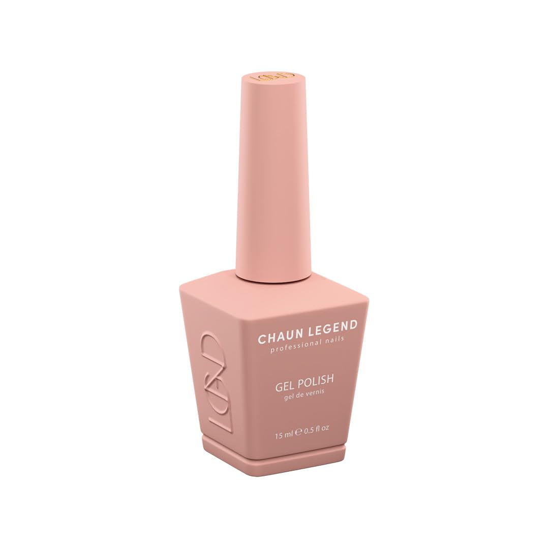 Chaun Legend Gel Nail Polish | No Ring, No Rules LG5126 (beige with pink hue) | Soak Off UV LED Cure Gel Polish High Gloss 15ml