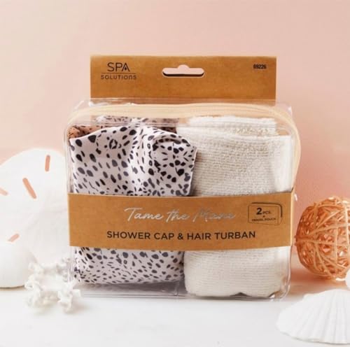 Tame The Mane Shower Cap & Hair Turban Beauty & Personal Care Spa Solutions
