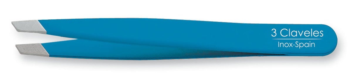 3 Claveles 12277 Tweezers Tweezers Slanted, Stainless Steel 9 cm Beauty and Personal Care 3 Claveles