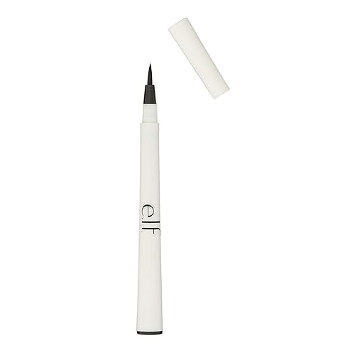 e.l.f. Eyeliner Pen with FeltTip Applicator, Black, 0.05 Fl Oz Beauty & Personal Care e.l.f.