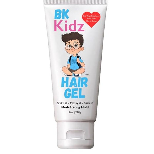 BK Kidz Boys Hair Gel 7 oz - Strong Hold for Kids & Toddlers, Spike It, Messy It, Slick It Styling, No Flake All-Day Hold Beauty & Personal Care Bonsai Kids Hair Care