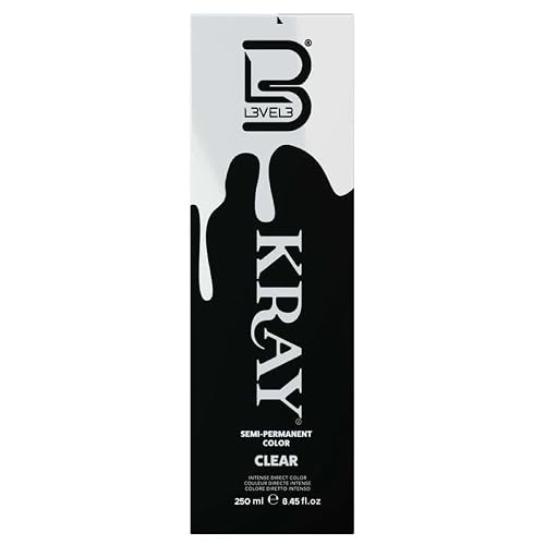 L3 - Level 3 Kray Semi Permanent Hair Color - Semi Permanent Hair Dye with Aloe Vera - Clear Beauty & Personal Care L3